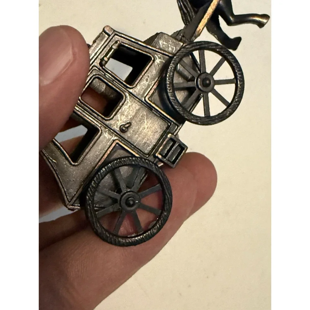 *Vintage* Horse and Carriage Die Cast Metal Collectible Pencil Sharpener